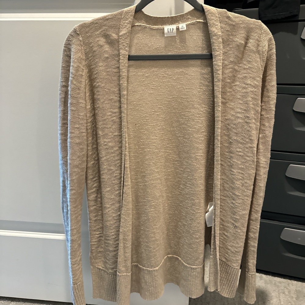 GAP Tan Cardigan